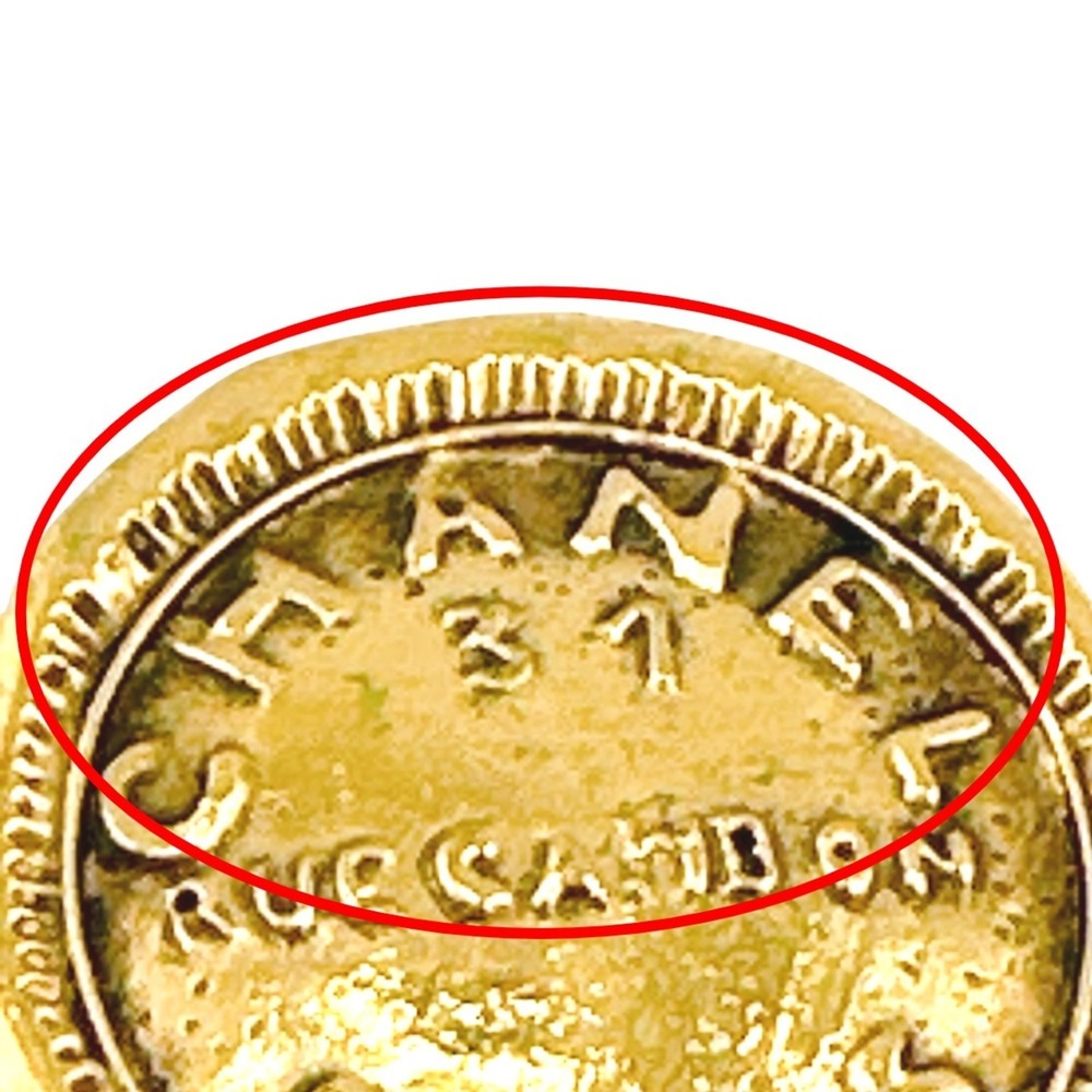 CHANEL Authentic Vintage Gold Earrings - Picture 6 of 11